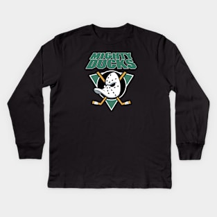 Mighty Ducks of Anaheim Kids Long Sleeve T-Shirt